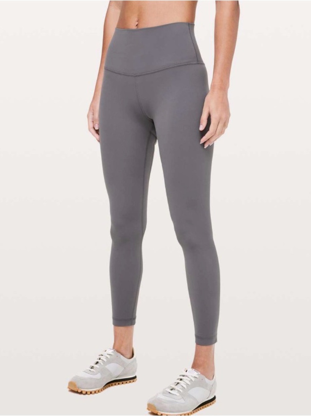 lululemon athletica Align high rise Leggings in titanium, size 6 inseam 25”
